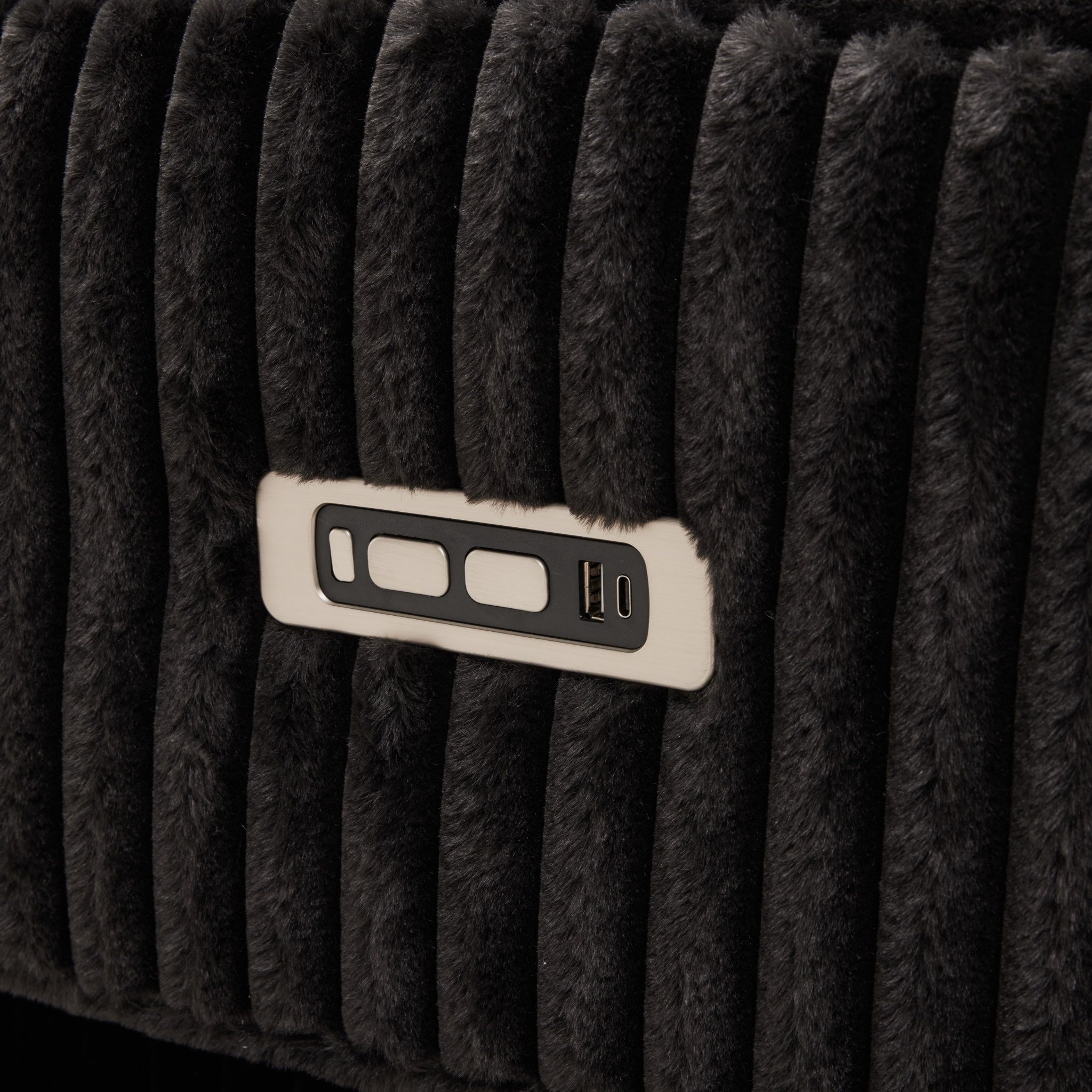 CloudEase Luxe Power Recliner with LED Lighting & USB Charging.