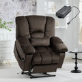 Titan Lift Chair - 28 Inch Wide Seat with Foot Rest Extension - 500 Lbs Capacity with Battery Back Up