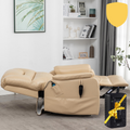 SleepingTitan Lift Chair, Extra Wide with Dual Motor, 180° Lay Flat Recliner, With Back Up Battery, Beige ‪(FREE 2 Years Warranty)