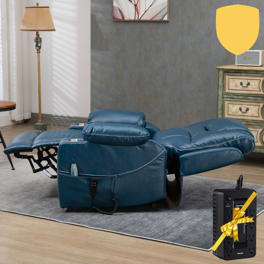 SleepingTitan Origin Lay Flat Lift Chair, 25.1 Inch Wide Seat 74.2 Inc ...