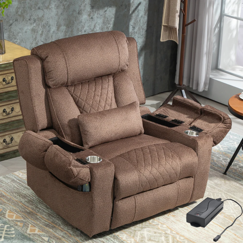 StashEase Lift Chair, 28 Inch Wide Seat Oversized with Back Up Battery (Free 2 Years Warranty)