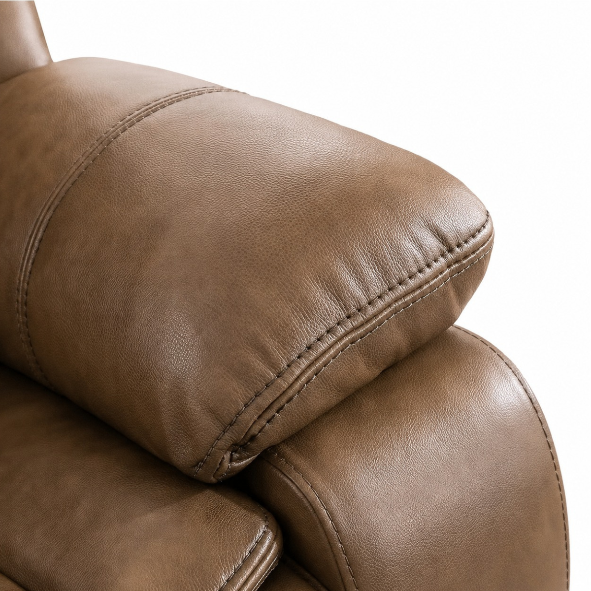 CozyNest Manual Recliner Rocker with 360° Swivel & Padded Armrests