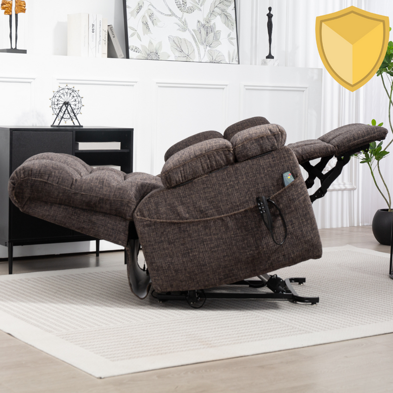 ZeroG Lift Chair, Zero Gravity Lay Flat Recliner, Upgraded Lift with Heat and Massage (FREE 2 Years Warranty)