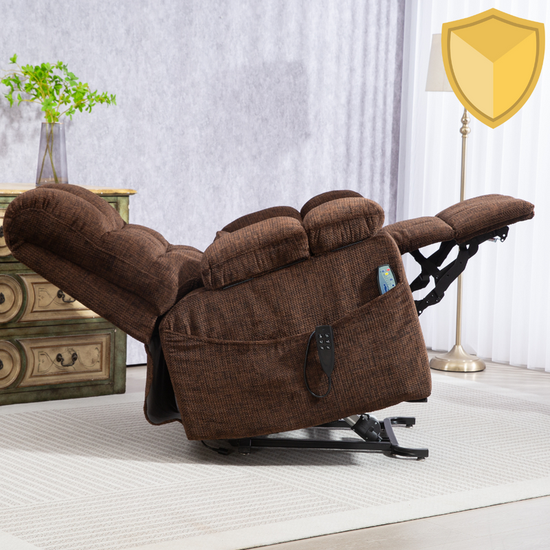 ZeroG Lift Chair, Zero Gravity Lay Flat Recliner, Upgraded Lift with Heat and Massage (FREE 2 Years Warranty)