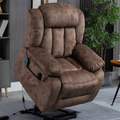 Crius Lift Chair, 38 Inch Wide with Safety Motion, With Back Up Battery Velvet Brown ‪‪(FREE 2 Years Warranty)