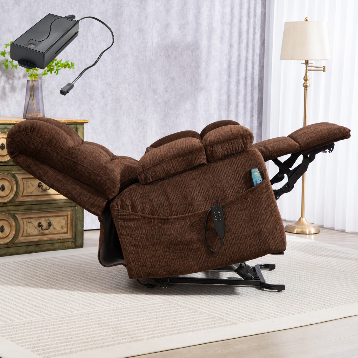 ZeroG Lift Chair, Feel Weightless Zero Gravity Recliner with Battery Back Up (Free 2 Years Warranty)