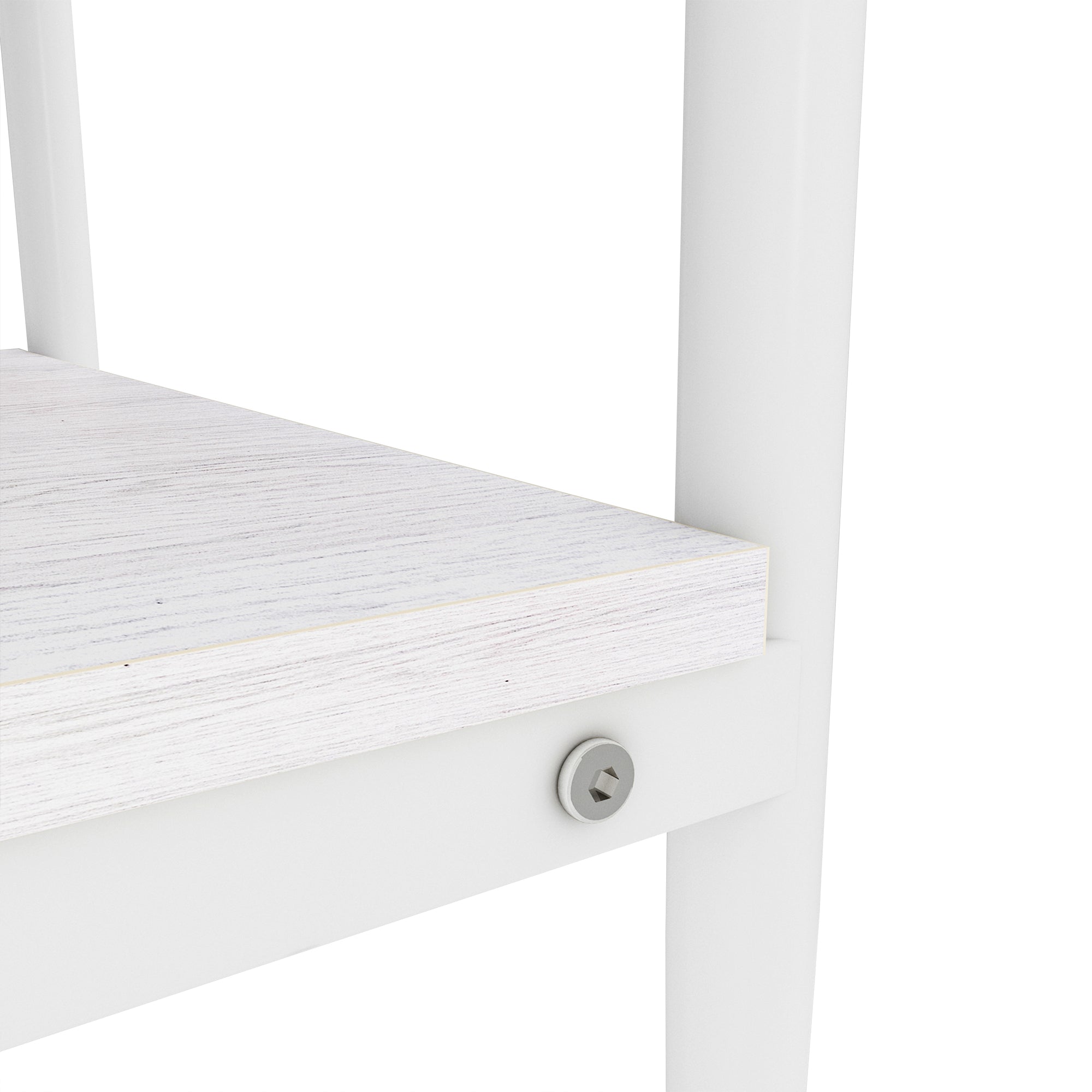 Set of 2 Rectangle End Table, Tempered Glass.