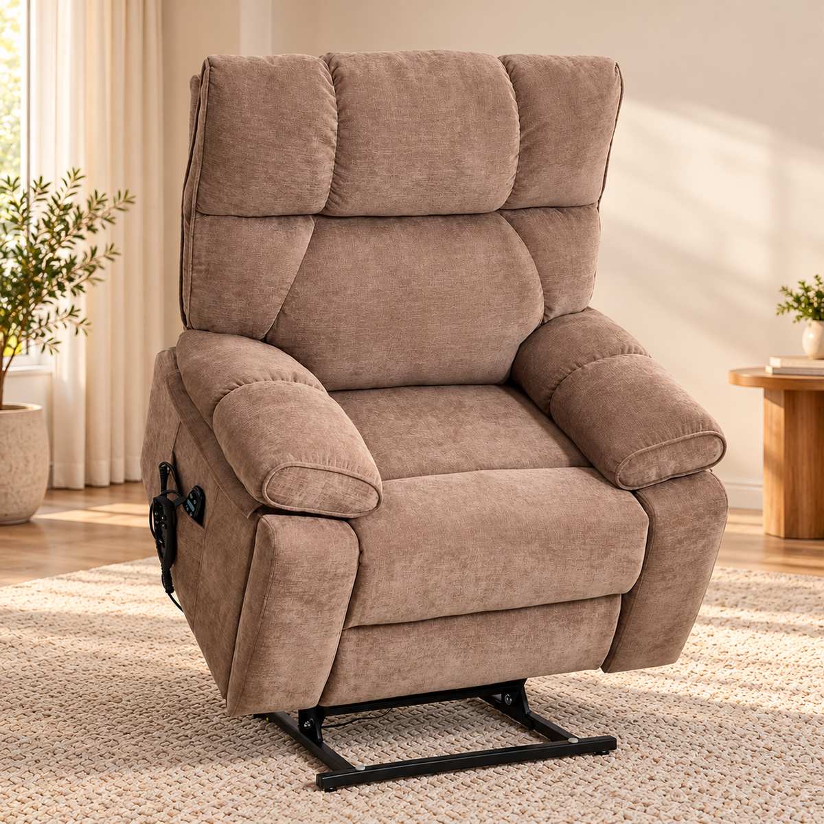NestingCloud 2.0 Oversized Dual-Motor Power Lift Recliner Chair with Heat & Massage