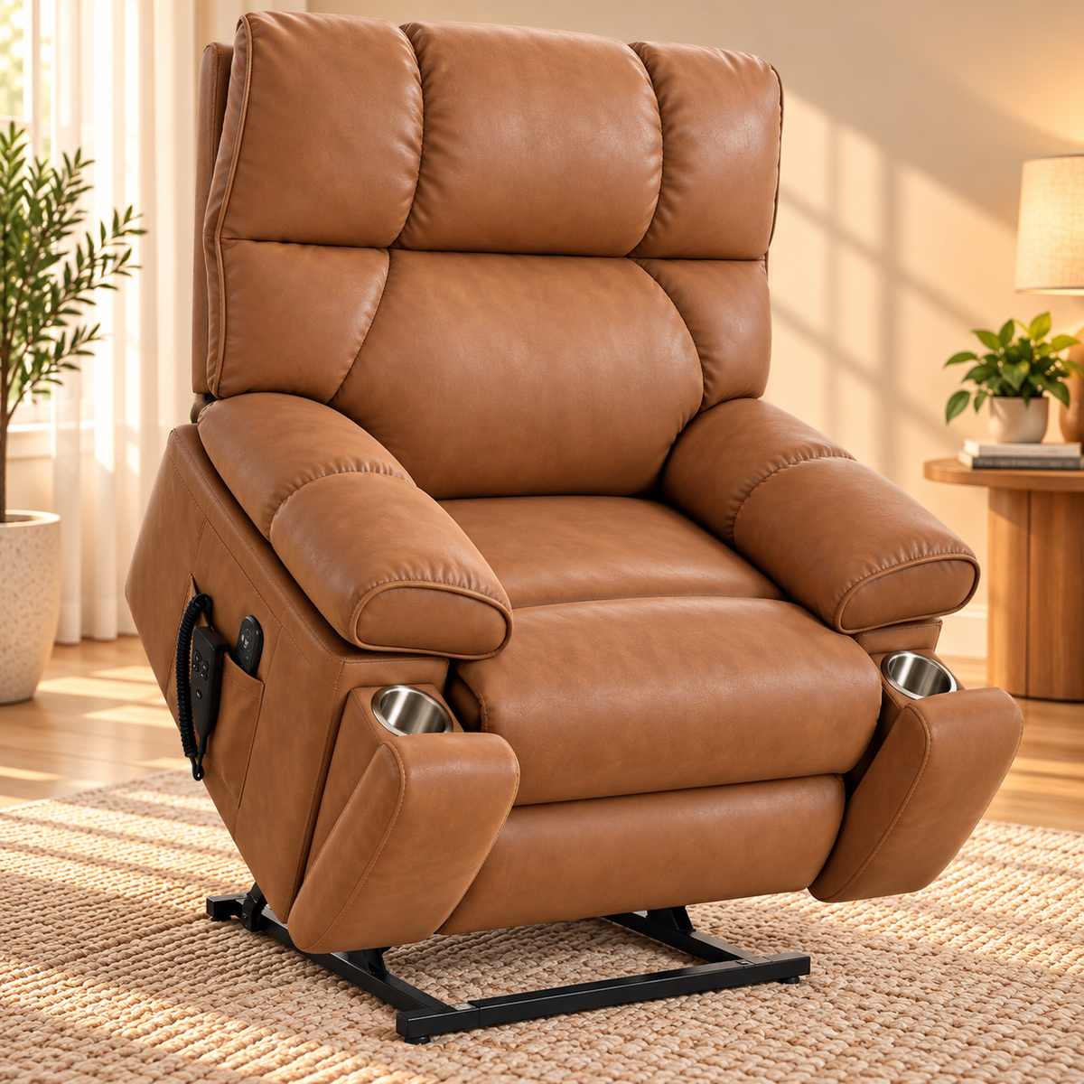 NestingCloud 2.0 Oversized Dual-Motor Power Lift Recliner Chair with Heat & Massage