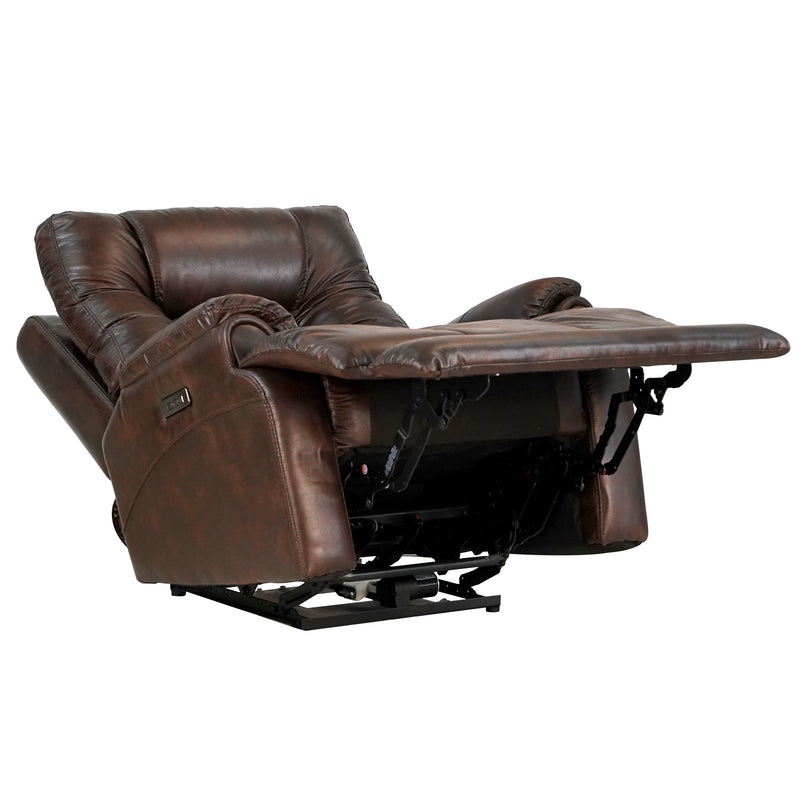 Cloud 9 Lounge Chair 37.5 Width Zero Gravity Power Recliner with Power Headrest - Brown (FREE 2 Years Warranty)