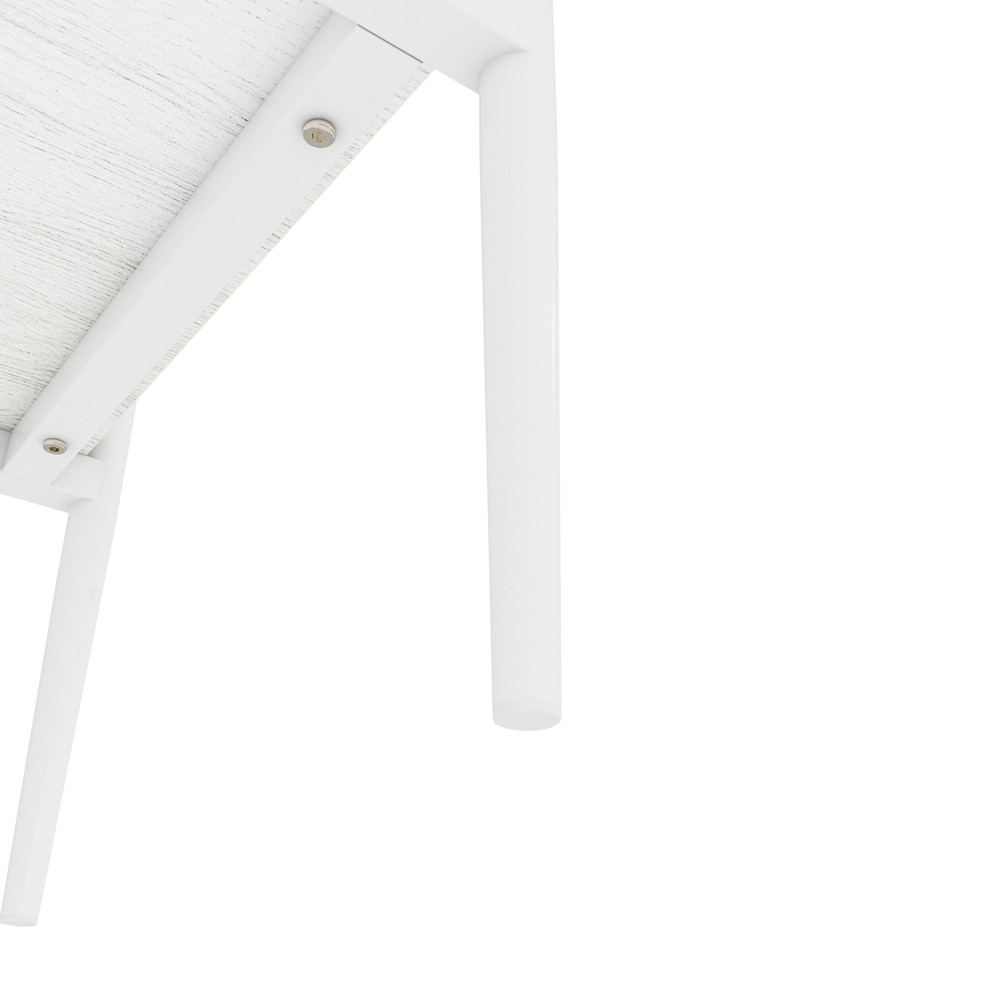 Set of 2 Rectangle End Table, Tempered Glass.
