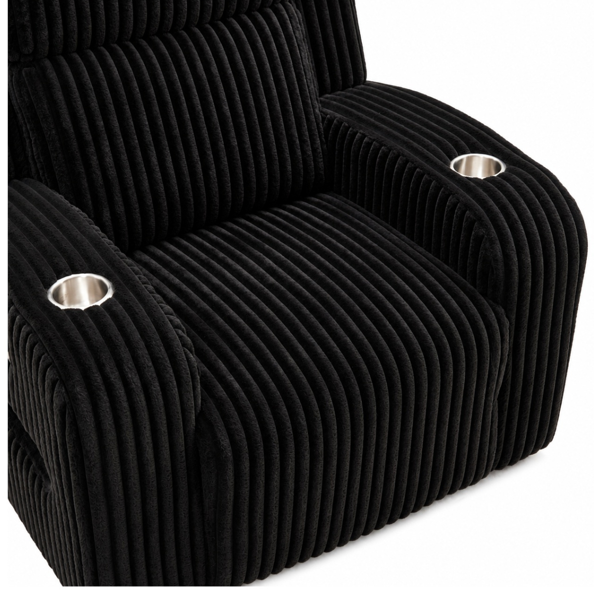 CloudEase Luxe Power Recliner with LED Lighting & USB Charging.