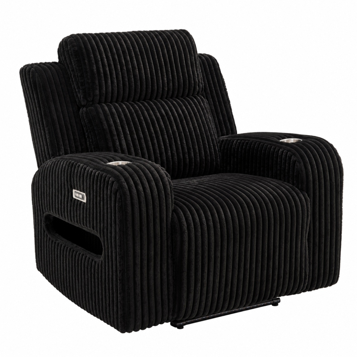 CloudEase Luxe Power Recliner with LED Lighting & USB Charging.
