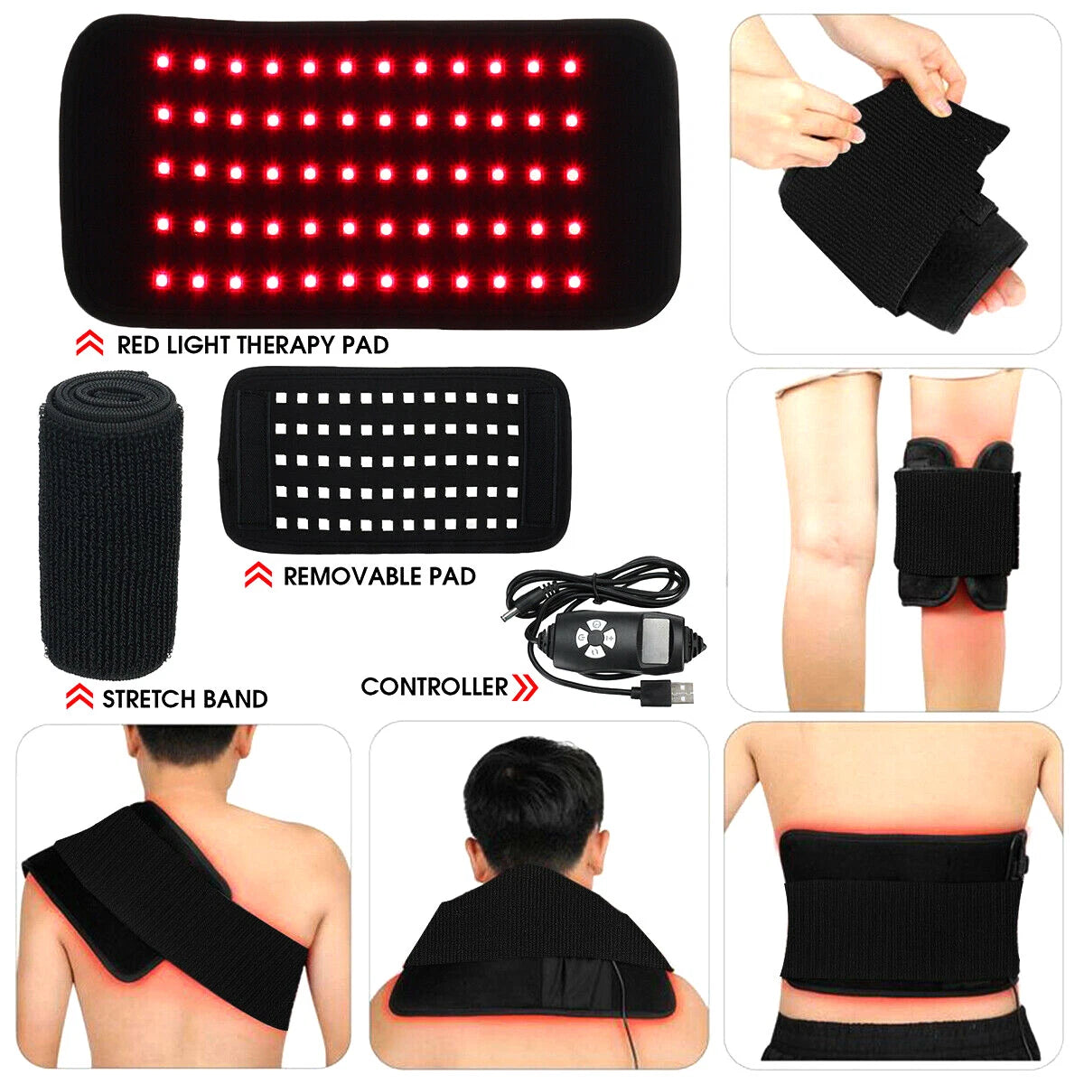 Red Light Therapy (One per chair, Color May Vary)