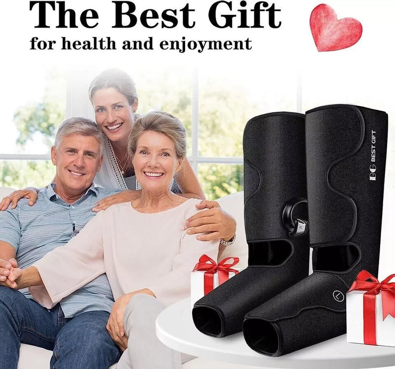 Compression Foot and Leg Massager, Air Compression Massager with Heat