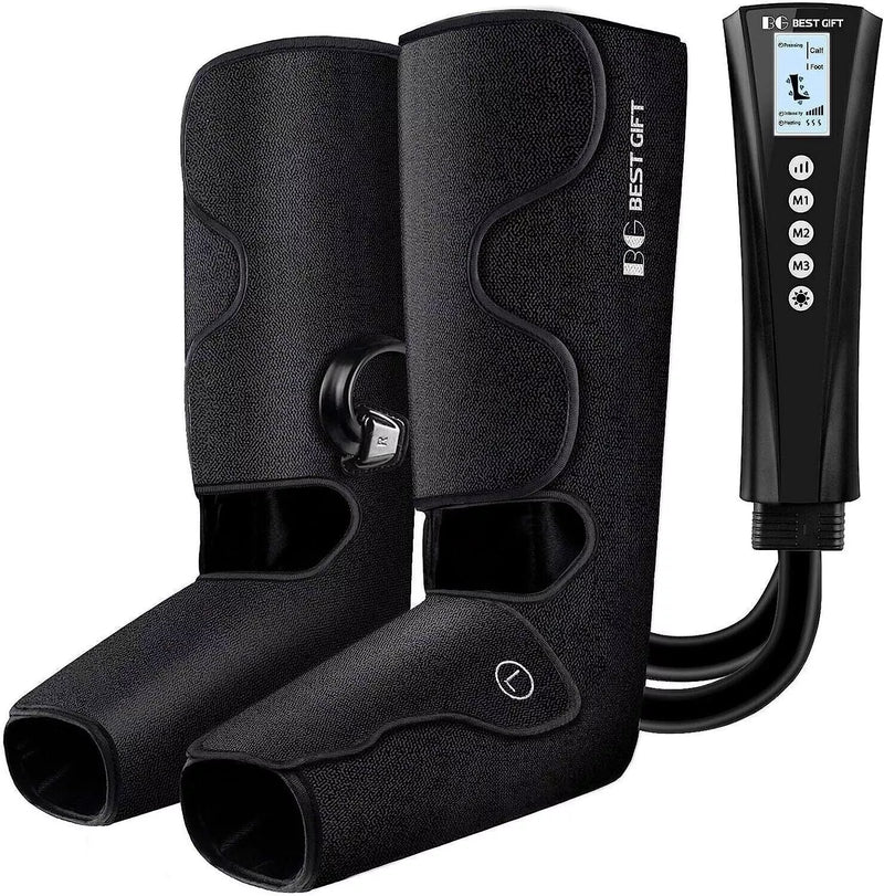 Compression Foot and Leg Massager, Air Compression Massager with Heat