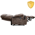 NestingCloud Lift Chair for Elderly with Dual Motor, 180° Lay Flat Recliner, Heat and Massage, Brown ‪(FREE 2 Years Warranty)