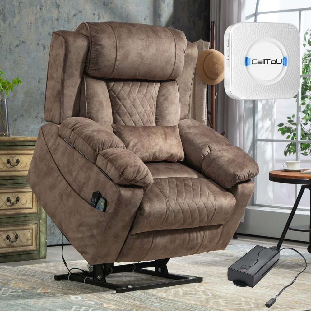 Stash Ease Oversized Lift Chair, 28 Inch Wide Seat (Free Pager)