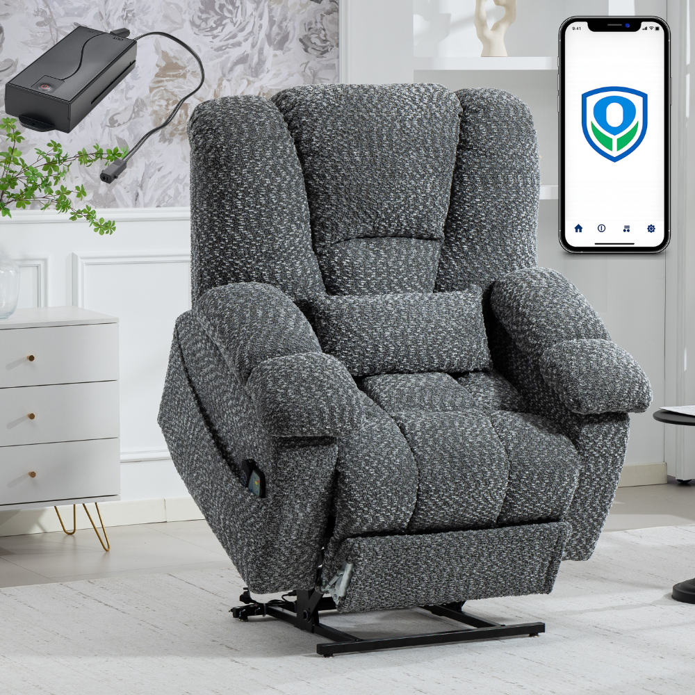 Titan Lift Chair - 28 Inch Wide Seat with Foot Rest Extension - 500 Lbs Capacity