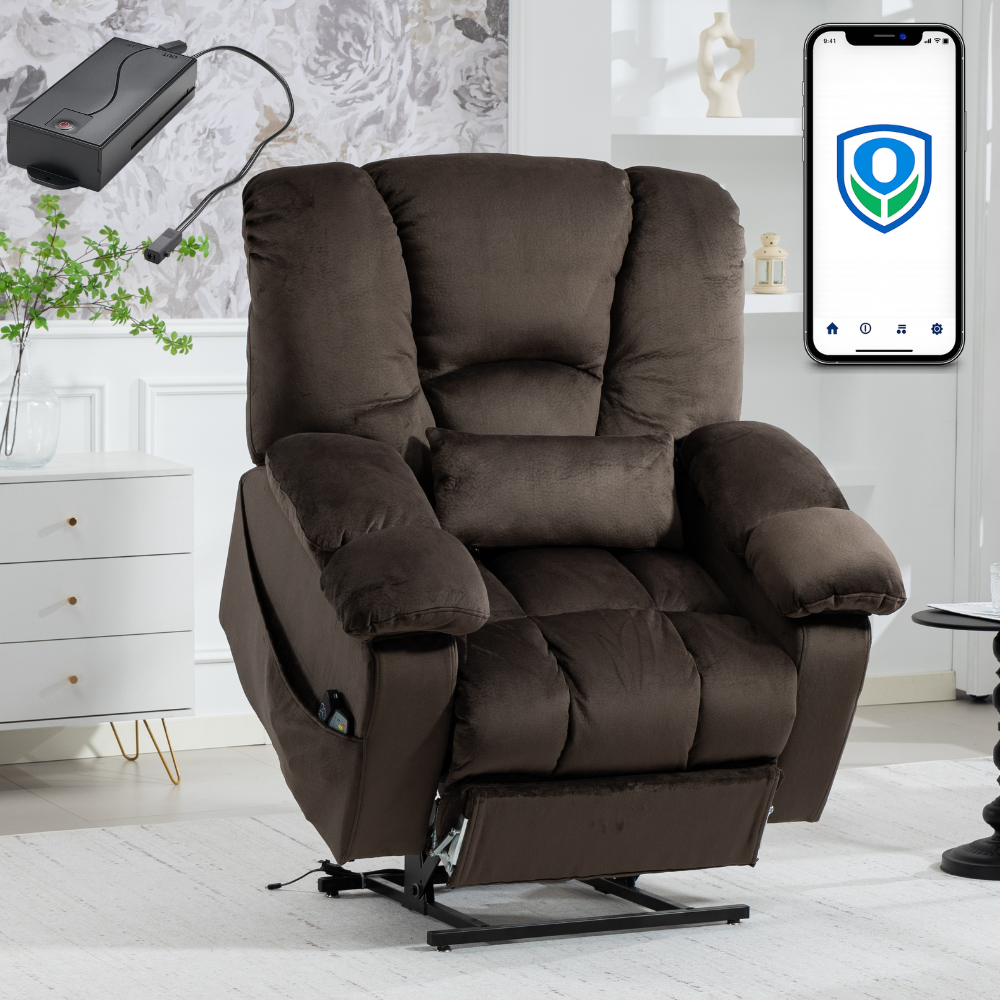 Titan Lift Chair - 28 Inch Wide Seat with Foot Rest Extension - 500 Lbs Capacity