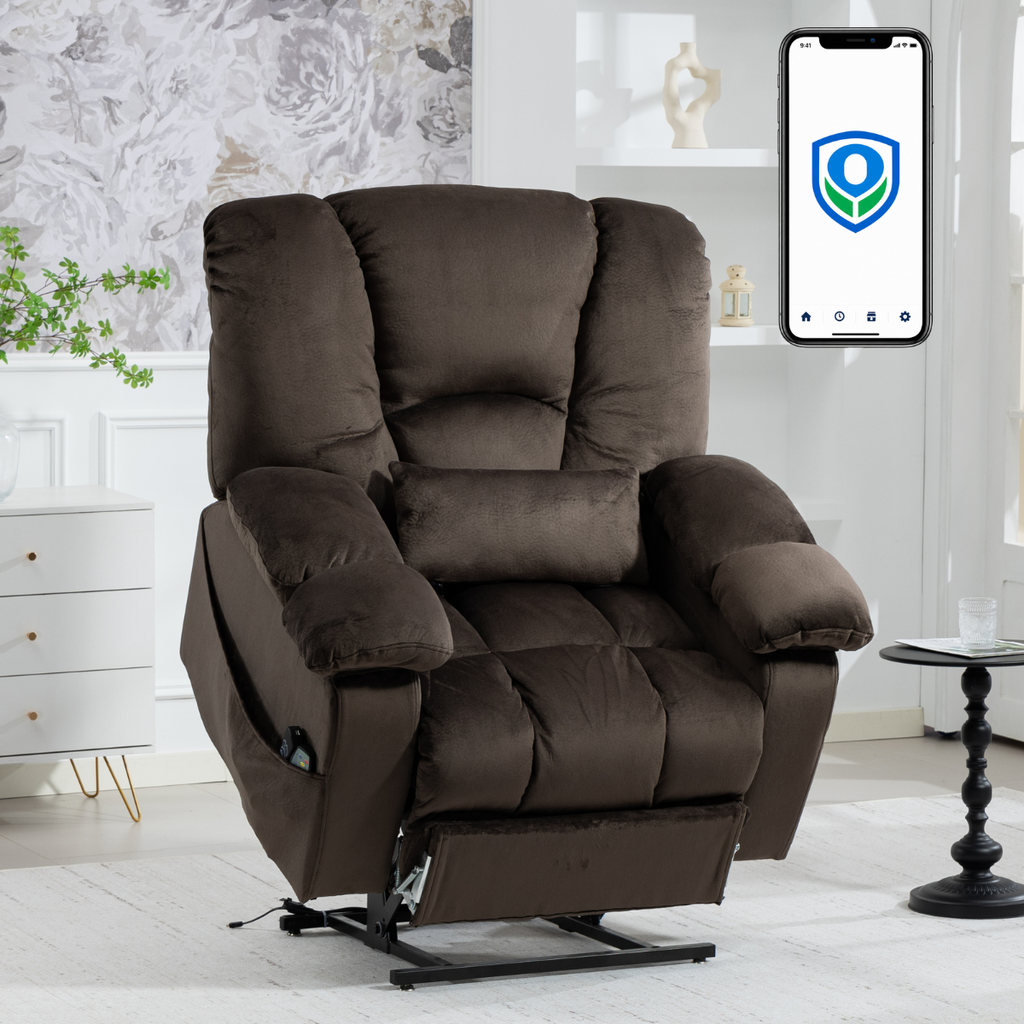 Titan Lift Chair - 28 Inch Wide Seat with Foot Rest Extension - 500 Lbs Capacity