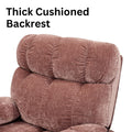 NestingCloud Lift Chair with Dual Motor, 180° Lay Flat Recliner, Heat and Massage, Rose ‪(FREE 2 Years CPS Warranty)
