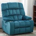 BulkyRiser Lift Chair for Big, 25 Inch Wide Seat with Heat and Massage, with Cup Holder, Teal ‪(FREE 2 Years CPS Warranty)