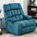 BulkyRiser Lift Chair for Big, 25 Inch Wide Seat with Heat and Massage, with Cup Holder, Teal ‪(FREE 2 Years Warranty)