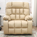 BulkyRiser Lift Chair for Senior, 25 Inch Wide Seat with Heat and Massage, with Cup Holder,  Beige ‪(FREE 2 Years CPS Warranty)