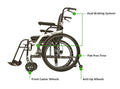 So Lite™ Super Lightweight Folding Wheelchair