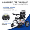 Metro Mobility Itravel Wheelchair, 1st 6 Suspension System (FREE Seat Cushion with Strap)