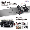 Metro Mobility 4-Wheel Mobility Scooter, Flat Free Tires, and Automatic Braking System - White (FREE Seat Cushion with Strap)