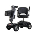 Metro Mobility 4-Wheel Mobility Scooter, Pneumatic Tires, Easy Charge and Automatic Braking System - Grey (FREE 2 Years Warranty))