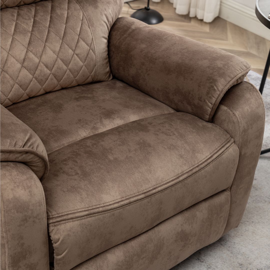 SleepingTitan Lift Chair, Extra Wide with Dual Motor, 180° Lay Flat Recliner, Heat and Massage, Brown ‪(FREE 2 Years Warranty).