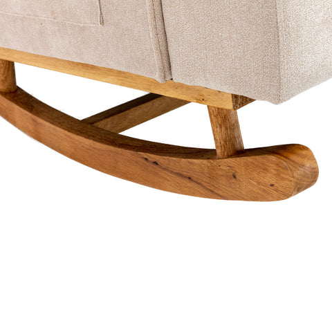 Rocking Chair, Free Area Rug, Solid Wood, Ultra Comfy Cushion