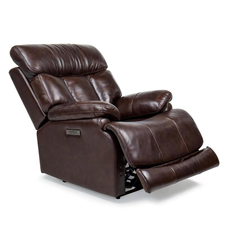 Weightless Wonder Recliner 38.5 Width Zero Gravity Power Recliner with Power Headrest Chocolate Brown (FREE 2 Years Cps Warranty)