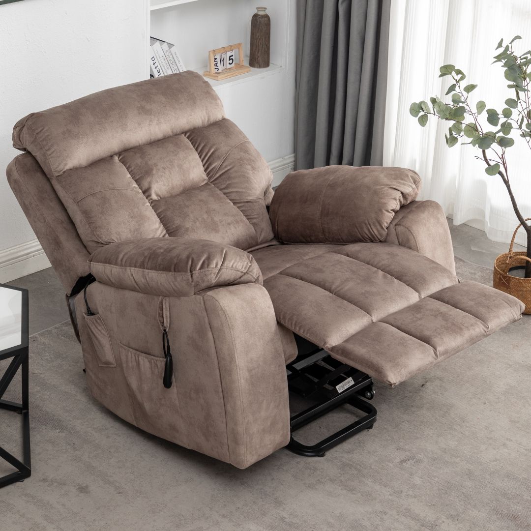 Indulge in ultimate relaxation and comfort with our 120 degree lay flat recliner. Perfect for adults, seniors, and post-surgery recovery, our lift chair features a 350 lbs bearing capacity for optimal support. Upgrade your home furniture and experience the luxury of a premium recliner designed for your comfort and convenience.