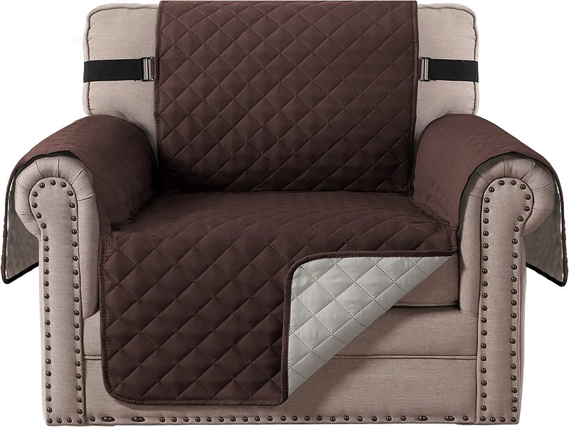 Reversible Chair Cover Water Repellent Sofa Cover Chair Slipcover