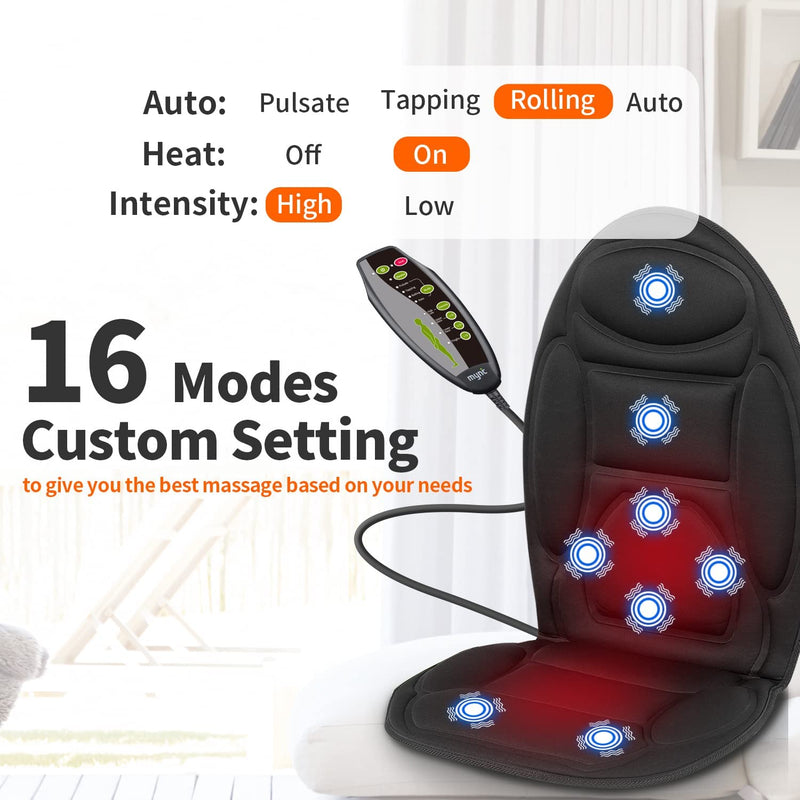 Seat Massager with Heating Pads