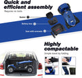Metro Mobility 4-Wheel Mobility Scooter, Pneumatic Tires, Easy Charge and Automatic Braking System - Blue (Free 2 Years Warranty)