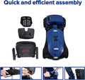 Metro Mobility 4-Wheel Mobility Scooter, Pneumatic Tires, Easy Charge and Automatic Braking System - Blue (Free 2 Years Warranty)