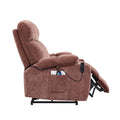 NestingCloud Lift Chair with Dual Motor, 180° Lay Flat Recliner, Heat and Massage, Rose ‪(FREE 2 Years CPS Warranty)