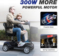 Metro Mobility 4-Wheel Mobility Scooter, Flat Free Tires, and Automatic Braking System - Blue (Free 2 Years Warranty)