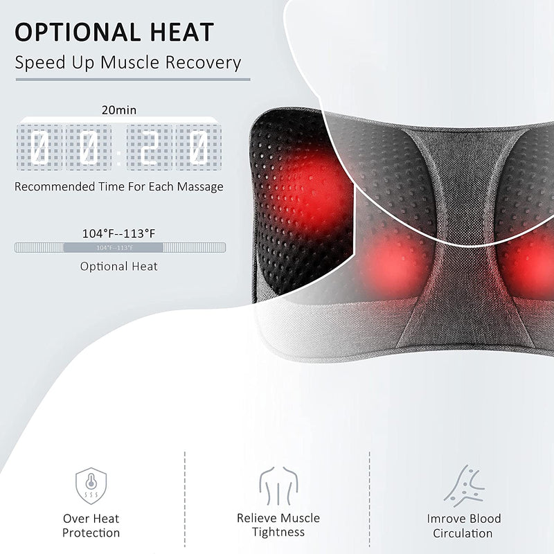 Shiatsu Neck Massager with Heat