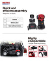 Metro Mobility 4-Wheel Mobility Scooter, Flat Free Tires, and Automatic Braking System - Red (Free 2 Years Warranty)