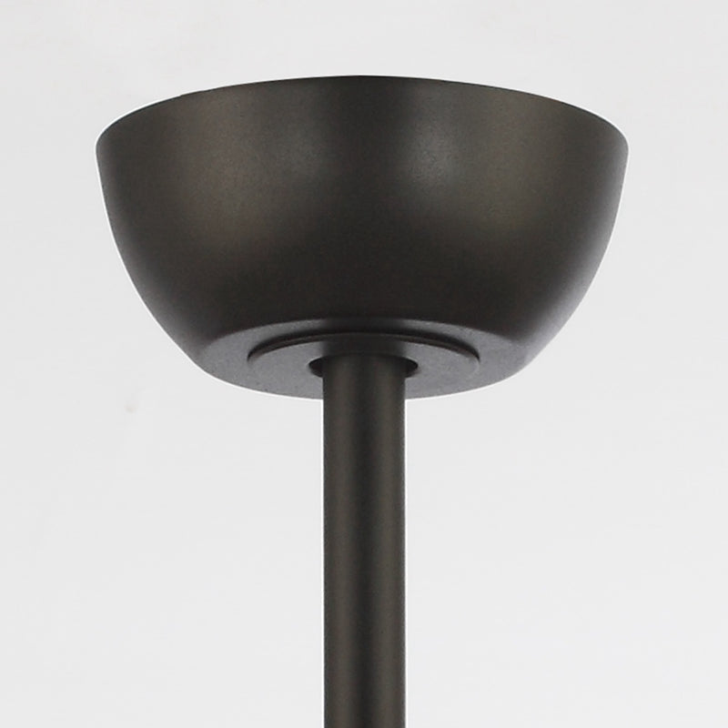 24.5" Rustic DC Motor Downrod Mount Reversible Ceiling Fan with Lighting and Remote Control