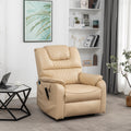 SleepingTitan Lift Chair, Extra Wide with Dual Motor, 180° Lay Flat Recliner, Heat and Massage, Beige ‪(FREE 2 Years Warranty)