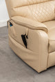 SleepingTitan Lift Chair, Extra Wide with Dual Motor, 180° Lay Flat Recliner, Heat and Massage, Beige ‪(FREE 2 Years Warranty)