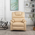 SleepingTitan Lift Chair, Extra Wide with Dual Motor, 180° Lay Flat Recliner, Heat and Massage, Beige ‪(FREE 2 Years Warranty)