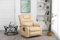 SleepingTitan Lift Chair, Extra Wide with Dual Motor, 180° Lay Flat Recliner, Heat and Massage, Beige ‪(FREE 2 Years Warranty)